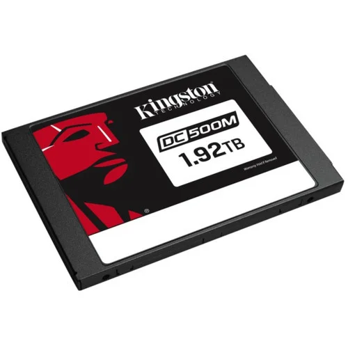 KINGSTON DC500M 1.92TB Enterprise SSD, 2.5” 7mm, SATA 6 Gb/s, Read/Write: 555 / 520 MB/s, Random Read/Write IOPS 98K/75K