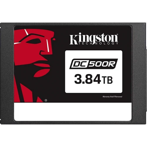 KINGSTON DC500R 3.84TB Enterprise SSD, 2.5” 7mm, SATA 6 Gb/s, Read/Write: 555 / 520 MB/s, Random Read/Write IOPS 98K/28K